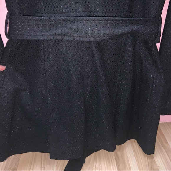 Wool/cashmere black coat - Picture 7 of 13